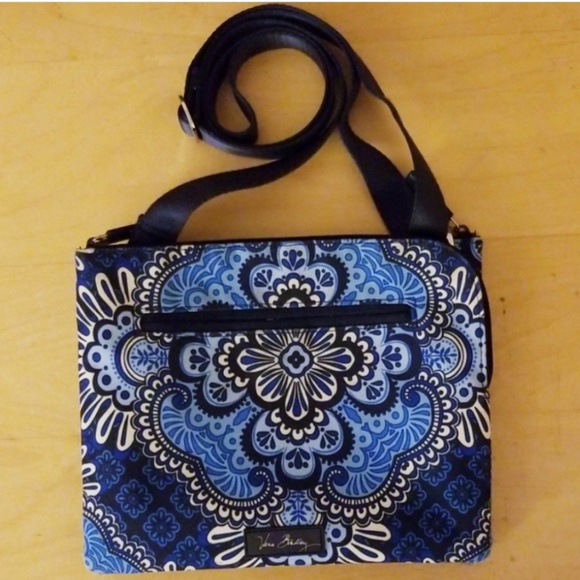 Vera Bradley Handbags - Vera Bradley Crossbody Bag Blue Print